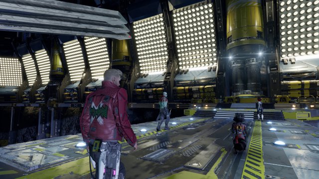Um eine Strafe abzuzahlen, landen die Guardians auf einer Station des Nova Corps.