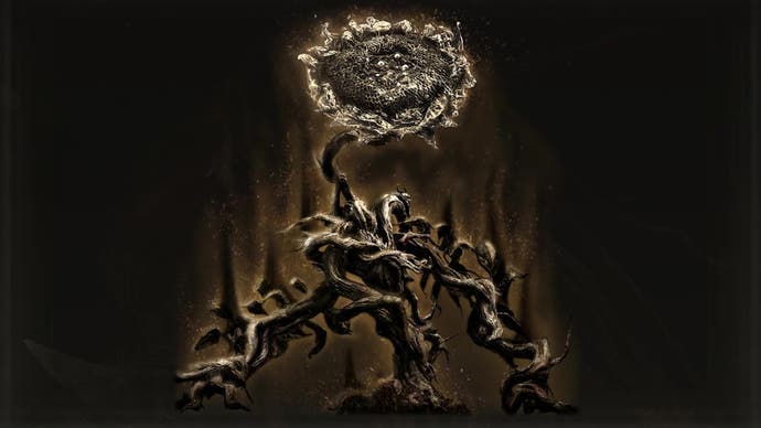 Das Symbol für die Erinnerung des Bosses von Scadutree Avatar in Elden Ring Shadow of the Erdtree.