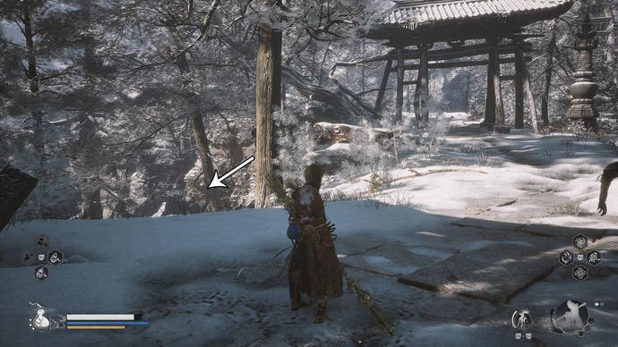 Schwarzer Mythos: Wukong Screenshot, der zeigt, wie man den Schrein der Türme des Karmas findet